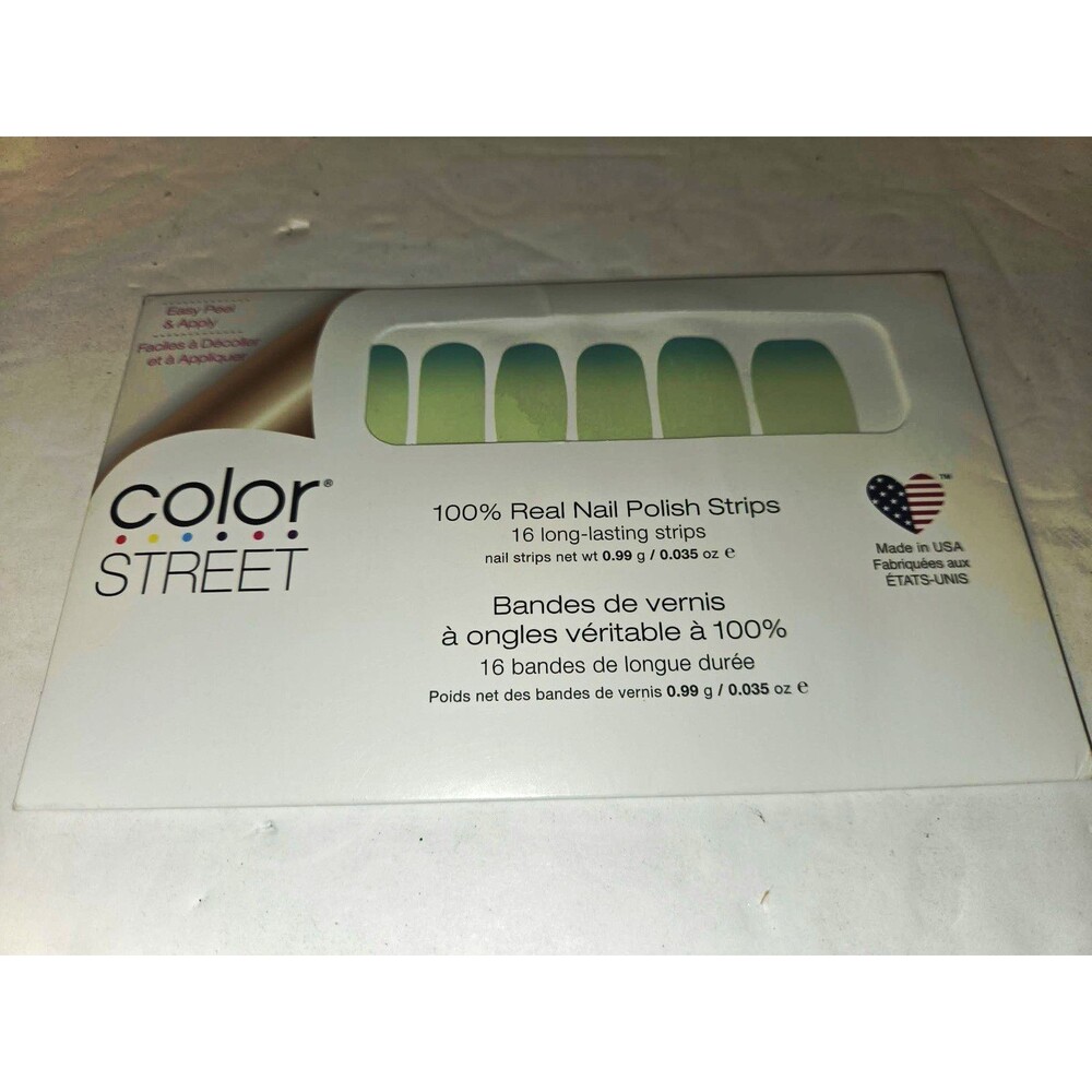 Color Street Hanalei Bay Green Gloss Nail Polish Strips 0.035oz